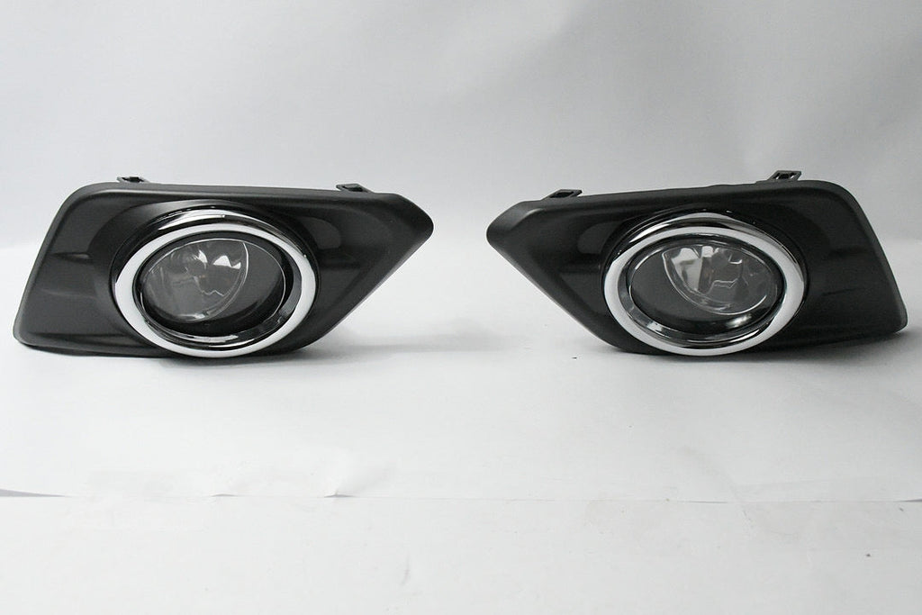 CHROME FOG LIGHT WITH SWITCH FOR 14-16 NISSAN ROGUE LUZ ANTINIEBLA CON INTERRUPTOR CROMADO