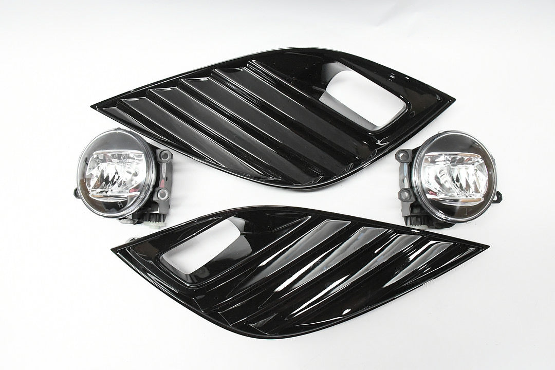 LED Chrome Fog Lights With Bezel & Switch Enhanced visibility, luz antiniebla 18-20 Toyota Camry SE/XSE FL-ZTL-317-CH