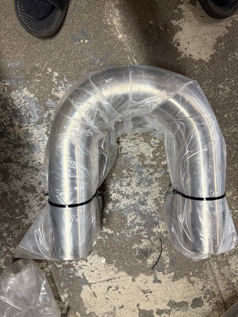 3” INCHES 2PCS 180 DEGREE U BEND STAINLESS STEEL