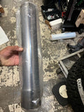 18 INCH STRAIGHT TUBE DIY EXHAUST TUBING,3" OD,UNIVERSAL FIT,MILD STEEL