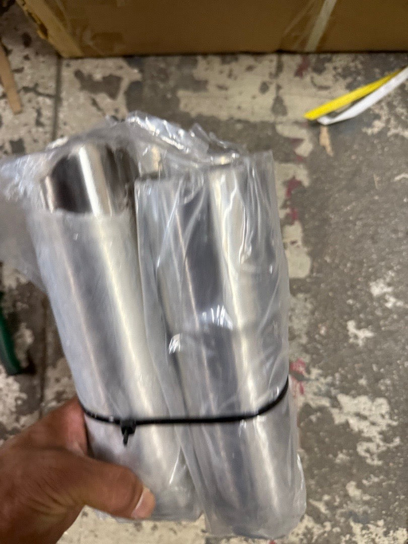 2.5” INCHES 2PCS 180 DEGREE U BEND STAINLESS STEEL PIPES