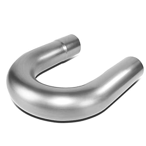 180 DEGREE U-BEND DIY CUSTOM MANDREL EXHAUST TUBING,2.5" OD,UNIVERSAL FIT,MILD STEEL