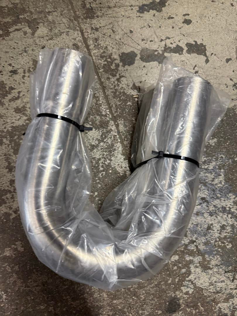 2.25” INCHES 2PCS 180 U BEND STAINLESS STEEL