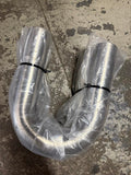 2.25” INCHES 2PCS 180 U BEND STAINLESS STEEL