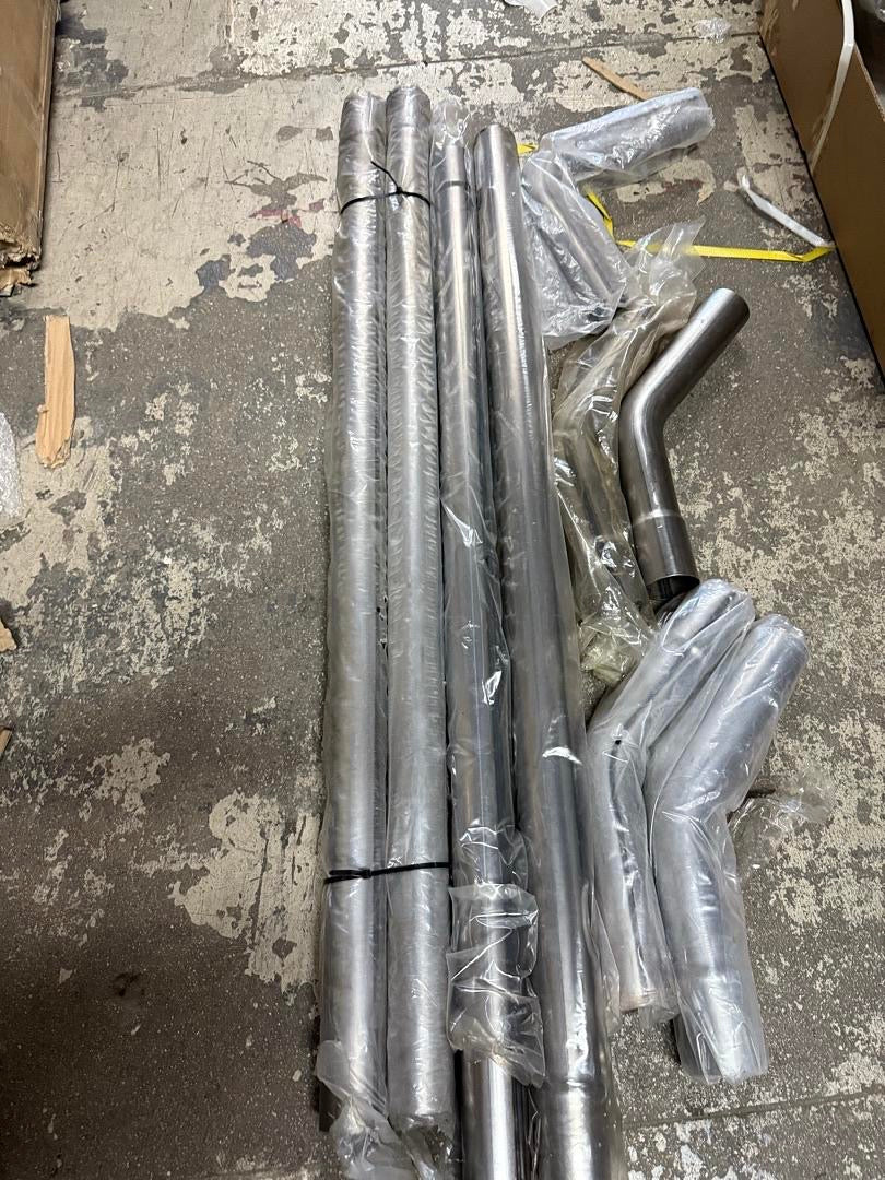 2.25” INCHES 9PCS RAW METAL PIPES AS IS