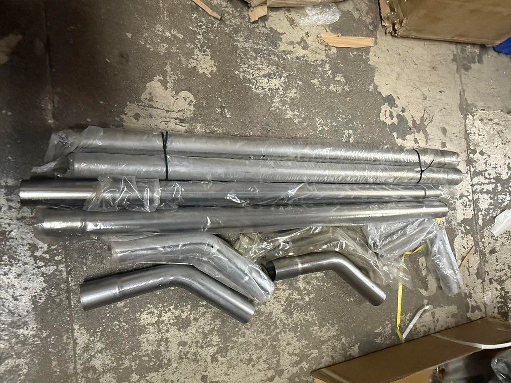 2.25” INCHES 9PCS RAW METAL PIPES AS IS