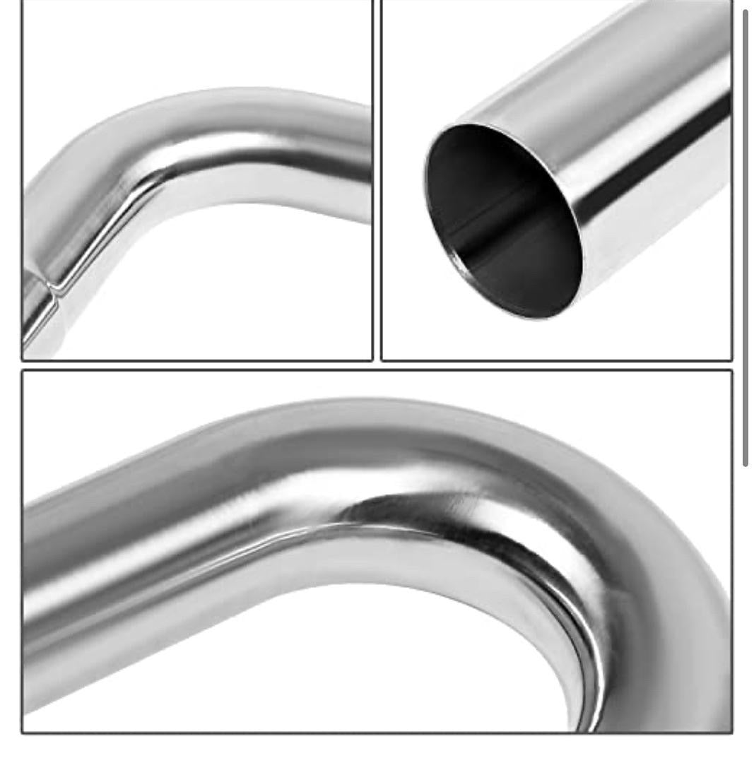 16PCS 2.25 IN. OD CUSTOM EXHAUST TUBING MANDREL BEND STRAIGHT U-BEND PIPES Stainless Stell