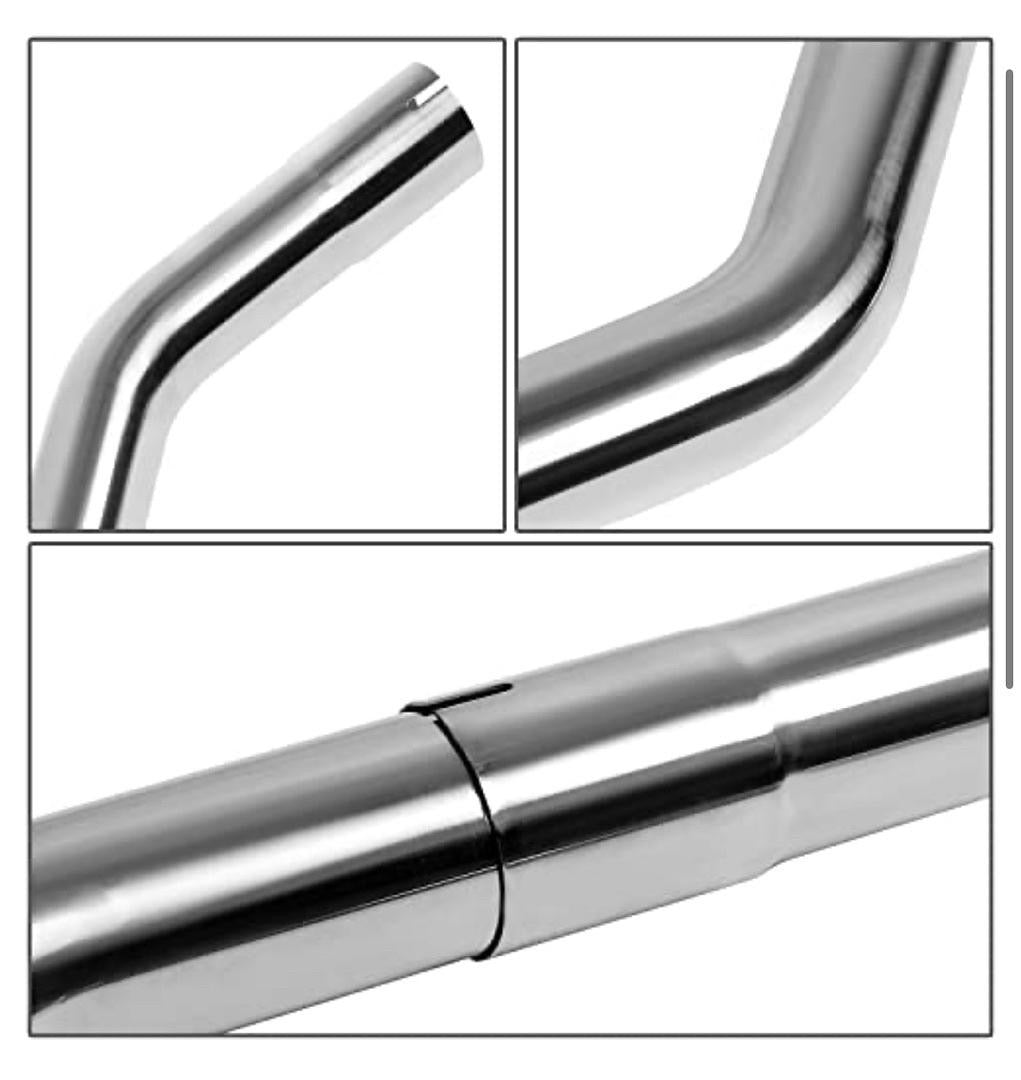 16PCS 2.25 IN. OD CUSTOM EXHAUST TUBING MANDREL BEND STRAIGHT U-BEND PIPES Stainless Stell