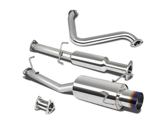 97-01 HONDA PRELUDE FIT COUPE MODELS catback exhaust burnt tip