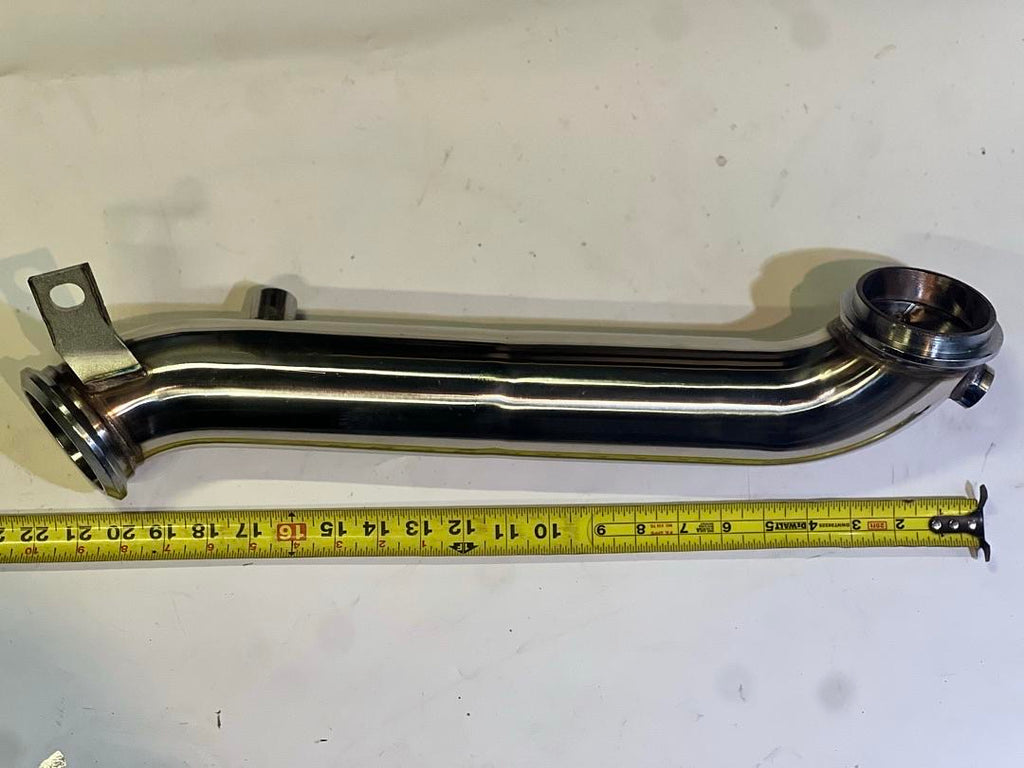 3-INCH 2011-2015 6.6L SILVERADO 3500 HD MODELS. TURBO DOWNPIPE; V-BAND FLANGE CONNECTION