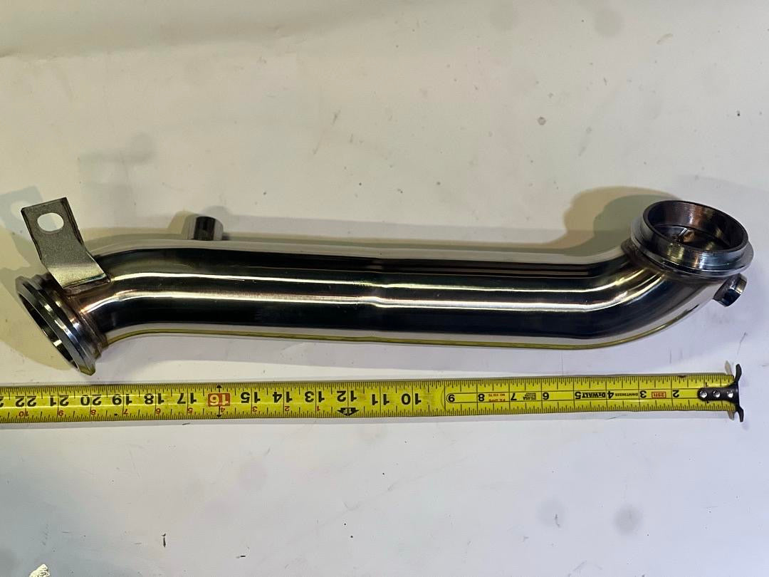 3-INCH 2011-2015 6.6L SILVERADO 3500 HD MODELS. TURBO DOWNPIPE; V-BAND FLANGE CONNECTION