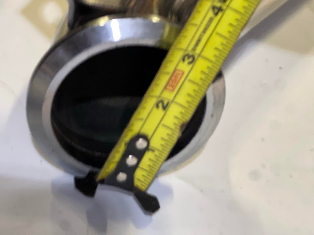 3-INCH 2011-2015 6.6L SILVERADO 3500 HD MODELS. TURBO DOWNPIPE; V-BAND FLANGE CONNECTION
