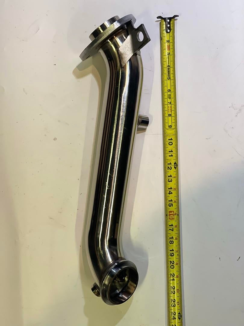 15-16 CHEVY EXPRESS 2500 3500 SILVERADO 2500HD 3500HD 6.6L TURBO DOWNPIPE STAINLESS STEEL