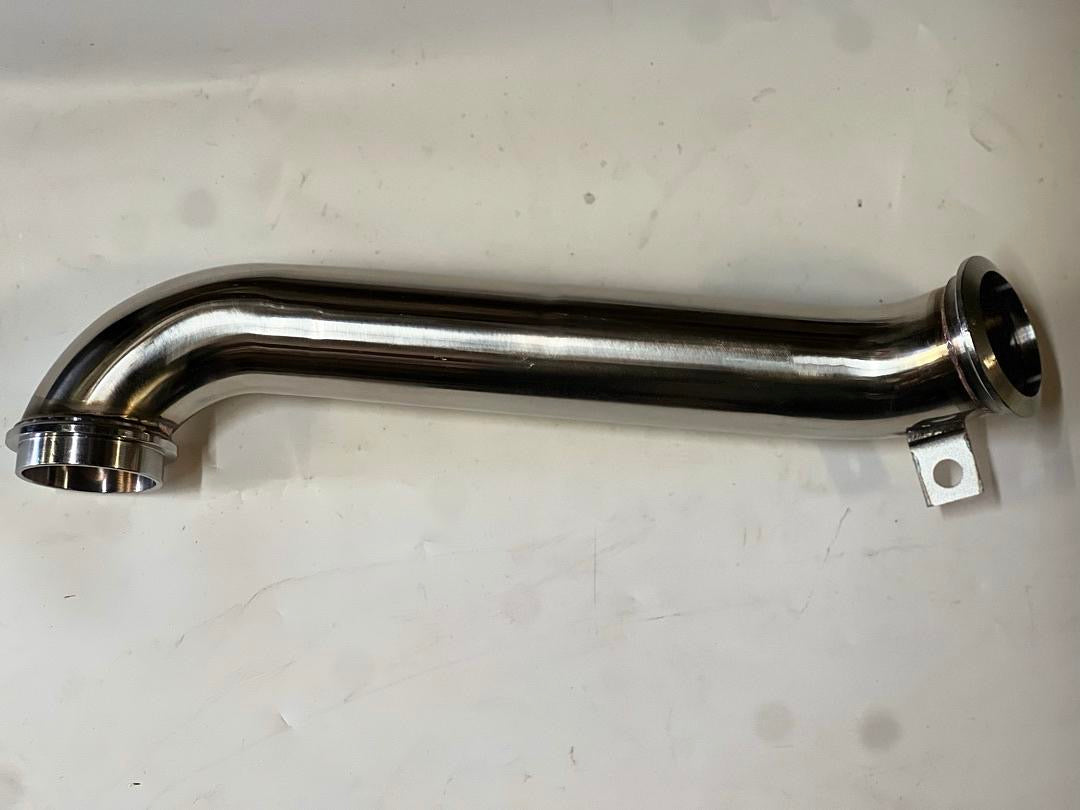 3 IN. OD 04-10 CHEVY SILVERADO GMC SIERRA 2500HD 3500 6.6L TURBO DOWNPIPE - STAINLESS STEEL