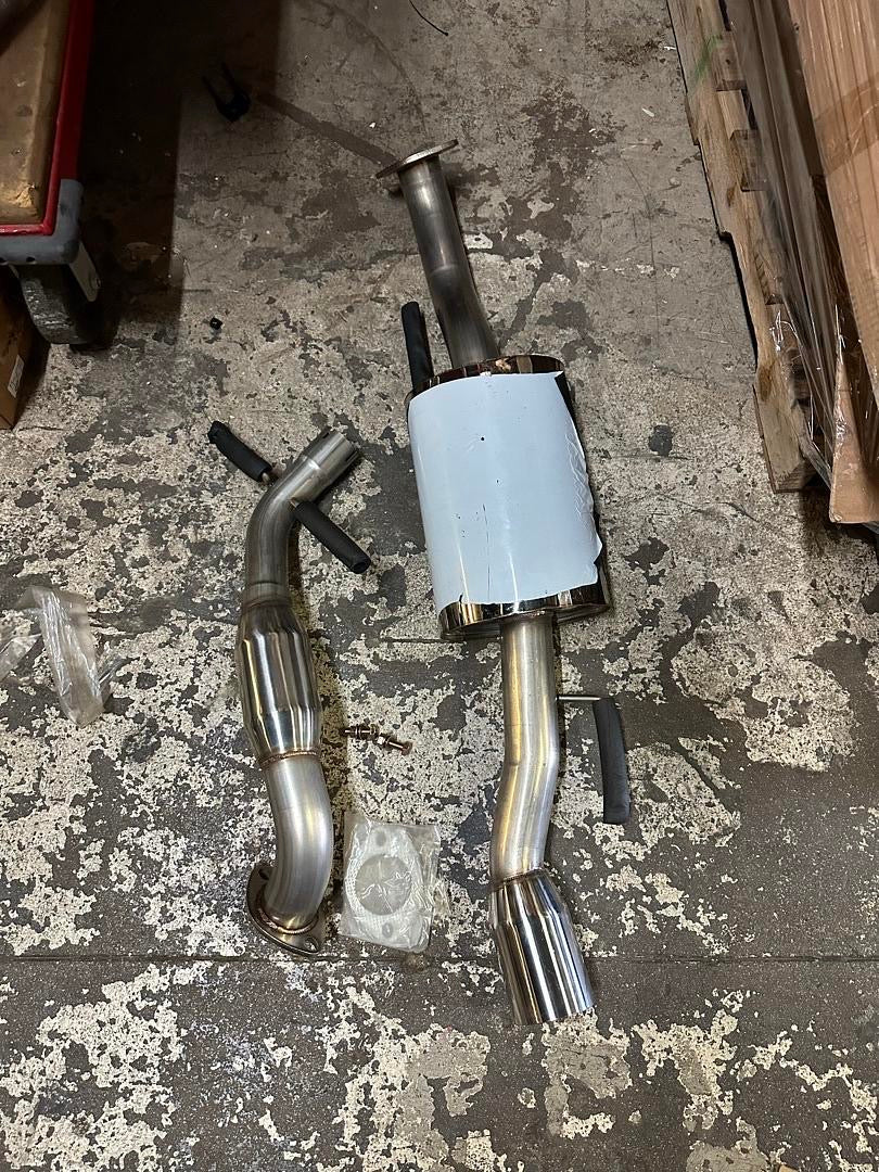 93-99 VOLKSWAGEN GOLF 2.0L 2.8L ENGINES ONLY STAINLESS STEEL CARBACK EXHAUST