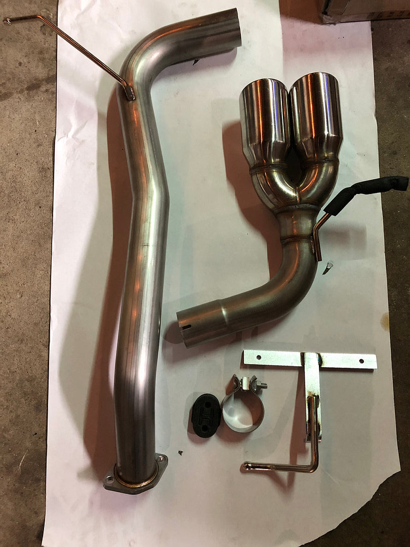 SCION XB EXHAUST AXLE CAT BACK SYSTEM W/3.5 INCH MUFFLER TIP