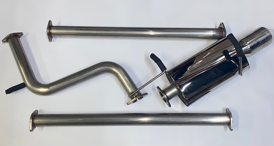 Open box 06-09 MITSUBISHI ECLIPSE 2.4L L4 CATBACK EXHAUST MISSING HARDWARE