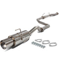 CAT BACK EXHAUST SYSTEM [COMPATIBLE WITH 92-95 HONDA CIVIC 3-DOOR HATCHBACK 1.5L/ 1.6L AND D15B7/ D15B8/ D15Z1/ D16Z6 SOHC L4 ENGINES ONLY]