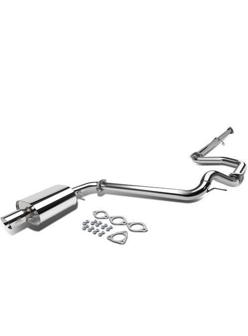 88-91 HONDA CIVIC 4-DR SEDAN CAT BACK EXHAUST SYSTEM MISSING HW