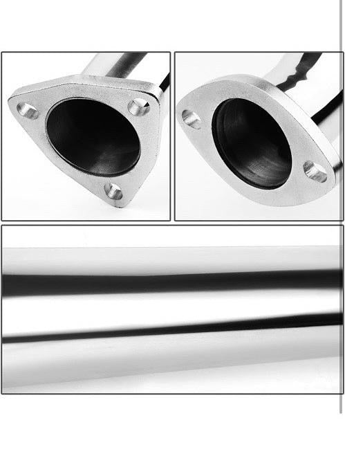 88-91 HONDA CIVIC 4-DR SEDAN CAT BACK EXHAUST SYSTEM MISSING HW
