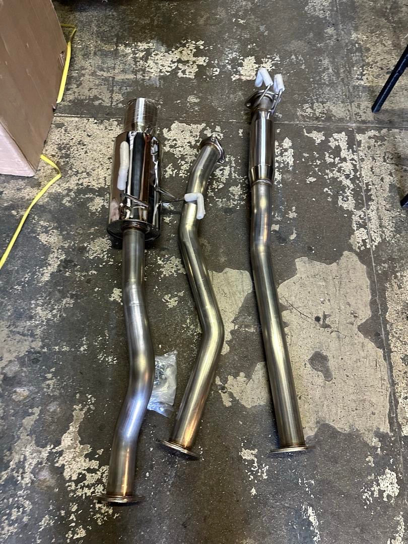 01-05 HONDA CIVIC EX 2/4DR 1.7L CAT BACK EXHAUST SYSTEM