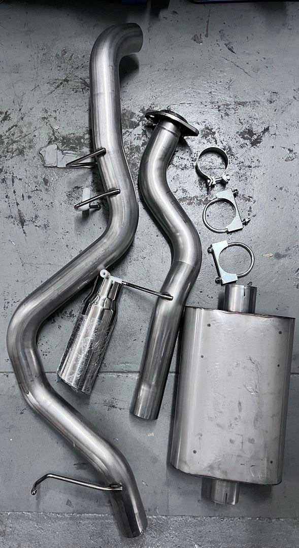 99-06 CHEVY SILVERADO/GMC SIERRA 4-INCH DIAGONAL CUT TIP CATBACK EXHAUST