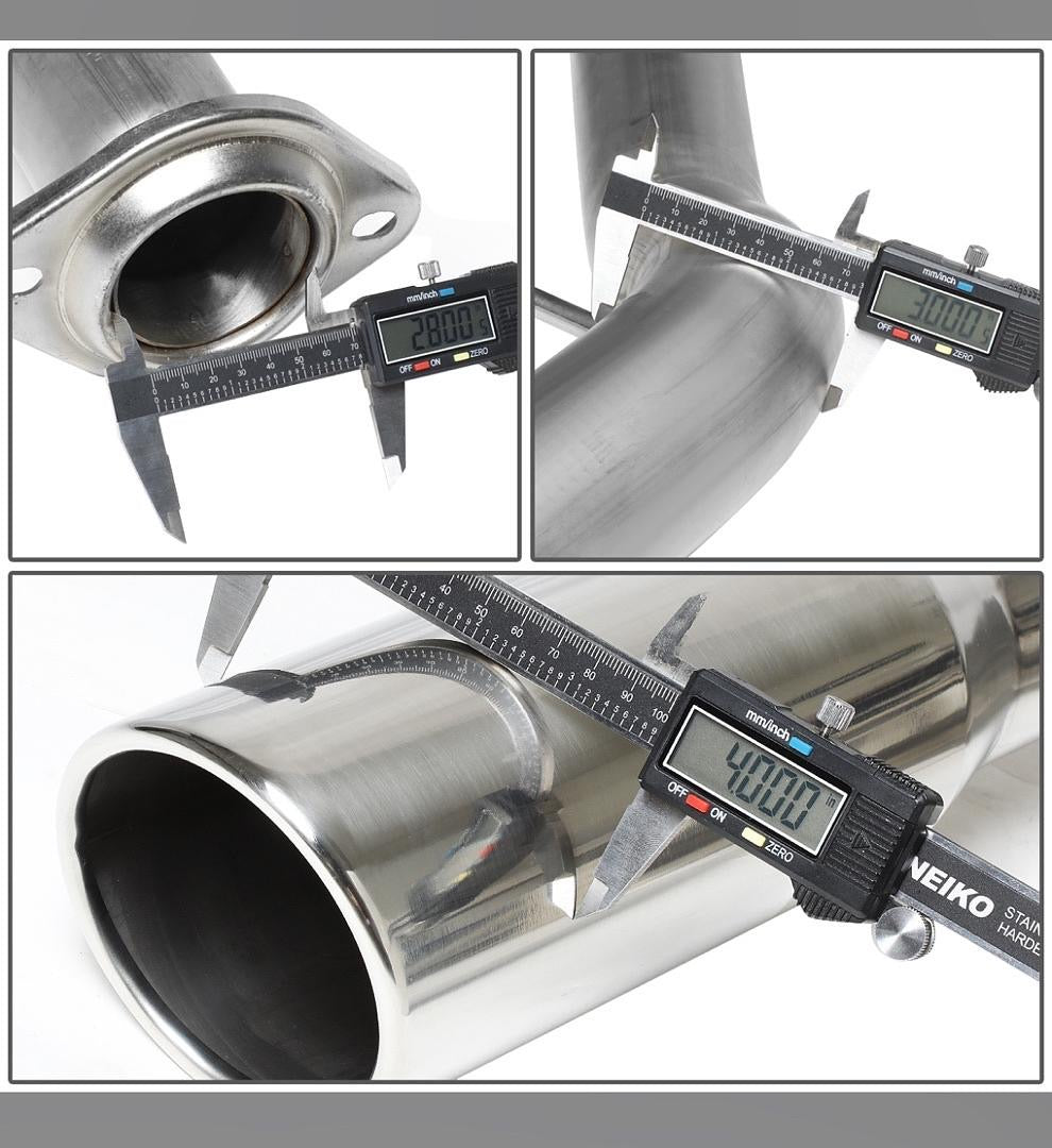 99-06 CHEVY SILVERADO/GMC SIERRA 4-INCH DIAGONAL CUT TIP CATBACK EXHAUST