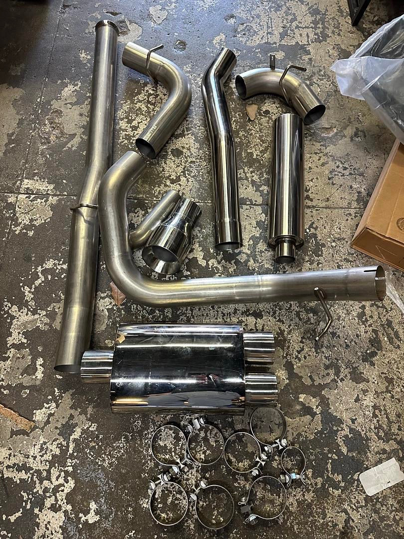 16-18 FORD FOCUS RS STAINLESS STEEL CATBACK EXHAUST SYSTEM