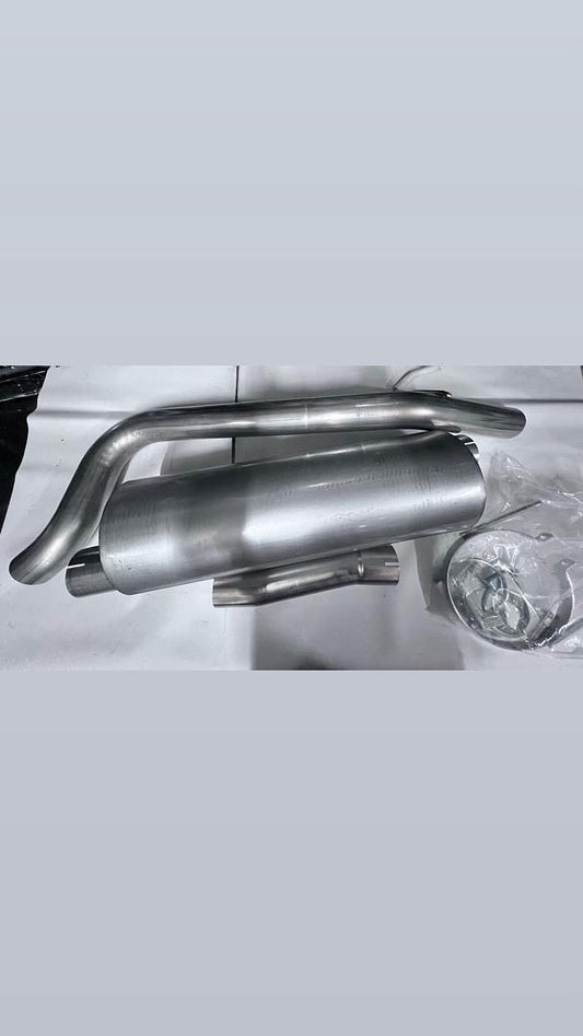STAINLESS STEEL AXLE BACK DUAL MUFFLER EXHAUST SYSTEM FOR 09-18 RAM 1500 4.7L 5.7L V8 / -22 RAM 1500 CLASSIC 4.7L 5.7L V8]