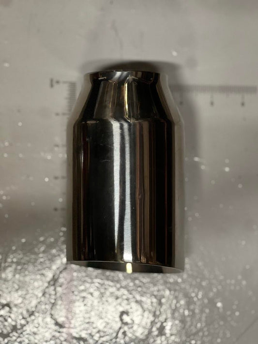 2.25” INLET TO 3.5” OUTLET STAINLESS STEEL EXHAUST TIP SINGLE