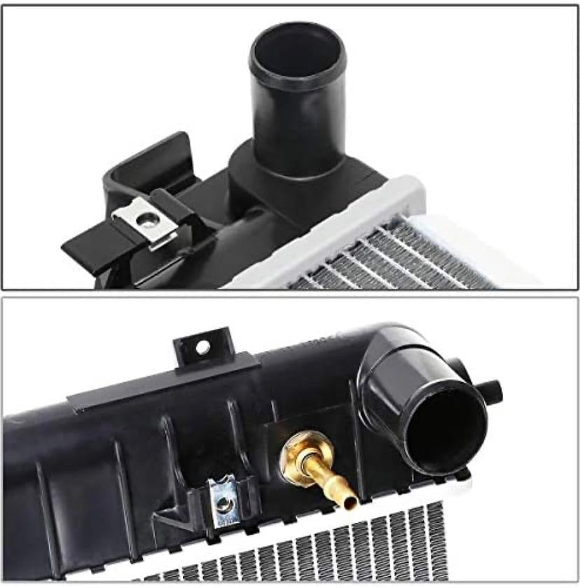OEM-RA-1552 | 94-02 RAM 1500 2500 3500, 31-9/16" W X 19-7/16" H X 1-1/4" D, 1-1/2" INLET, 1-3/4" OUTLET OEM STYLE RADIATOR