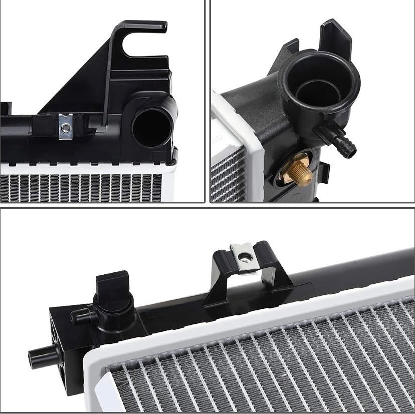 OEM-RA-1552 | 94-02 RAM 1500 2500 3500, 31-9/16" W X 19-7/16" H X 1-1/4" D, 1-1/2" INLET, 1-3/4" OUTLET OEM STYLE RADIATOR