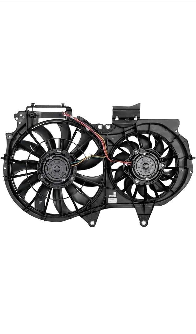 AUDI A4 2002-2008 1. 8T 2. 0T FACTORY STYLE RADIATOR COOLING FAN ASSEMBLY REPLACEMENT
