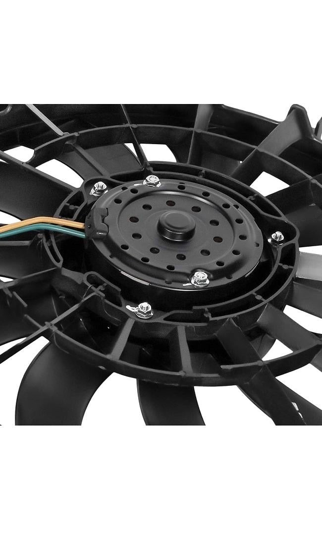 AUDI A4 2002-2008 1. 8T 2. 0T FACTORY STYLE RADIATOR COOLING FAN ASSEMBLY REPLACEMENT
