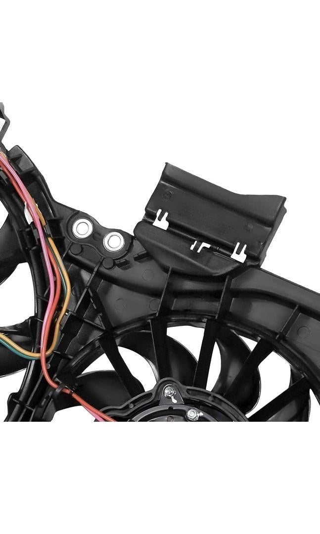 AUDI A4 2002-2008 1. 8T 2. 0T FACTORY STYLE RADIATOR COOLING FAN ASSEMBLY REPLACEMENT