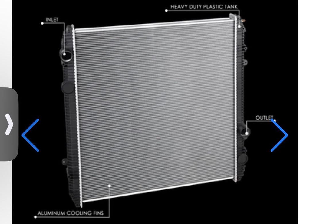 3 ROW ALUMINUM COOLING RADIATOR 03-07 FREIGHTLINER CORONADO RA-FL-007