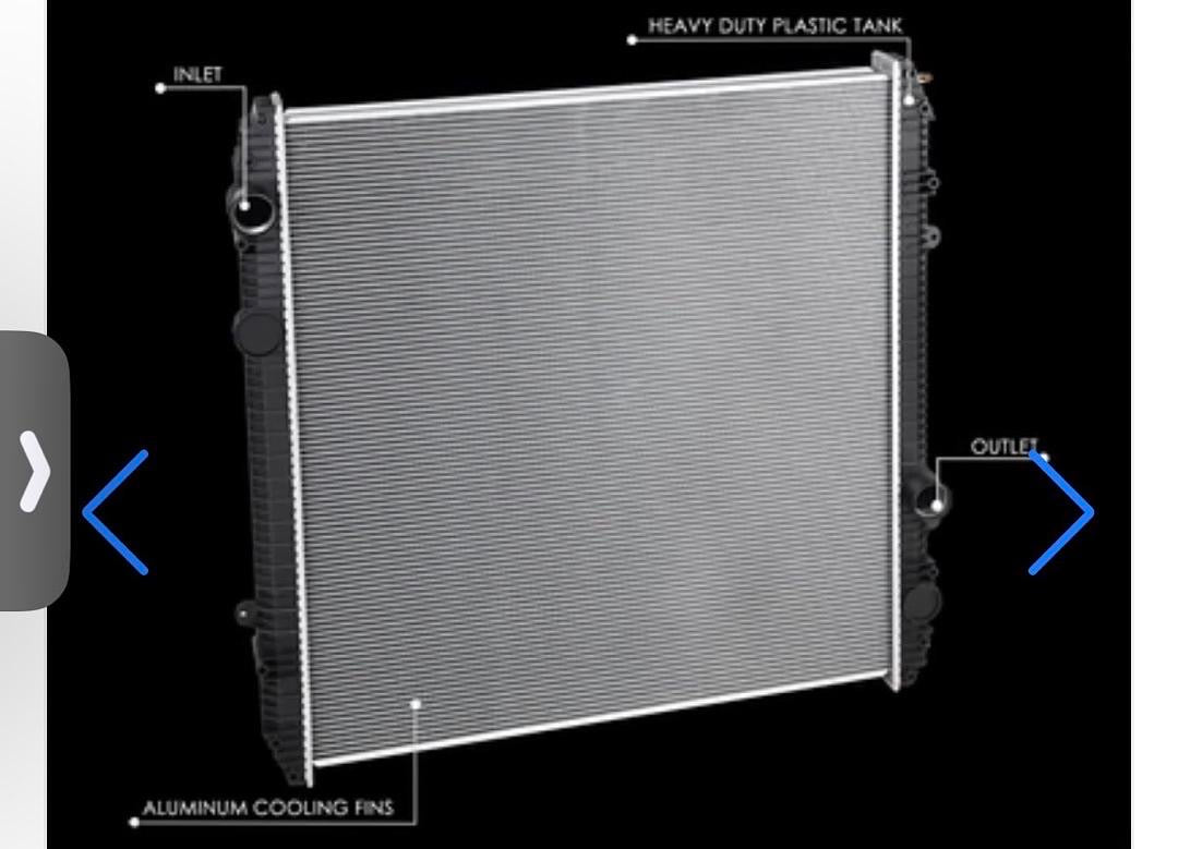 3 ROW ALUMINUM COOLING RADIATOR 03-07 FREIGHTLINER CORONADO RA-FL-007