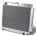 RA-CHARGER74-3 74 DODGE CHALLENGER 50-54 CHEVY BEL AIR / 53-54 CORVETTE 3-ROW FULL ALUMINUM RADIATOR