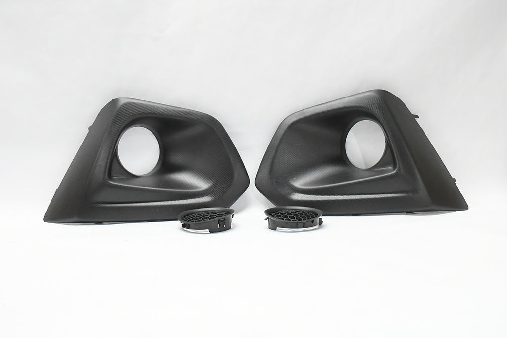 FRONT BUMPER FOG LIGHTS WITH BEZEL ENHANCE VISIBILITY FOR 12-14 SUBARU IMPREZA PARACHOQUE DELANTERO LUZ ANTINIEBLA CON BIZEL