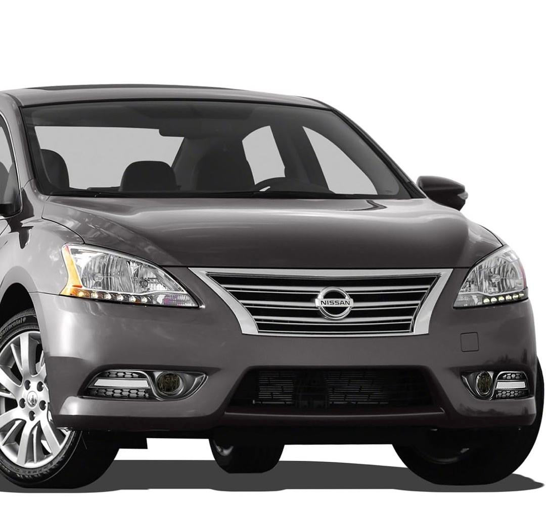 SMOKED FOG LIGHTS WITH SWITCH ENHANCE VISIBILITY FOR 13-16 NISSAN SENTRA