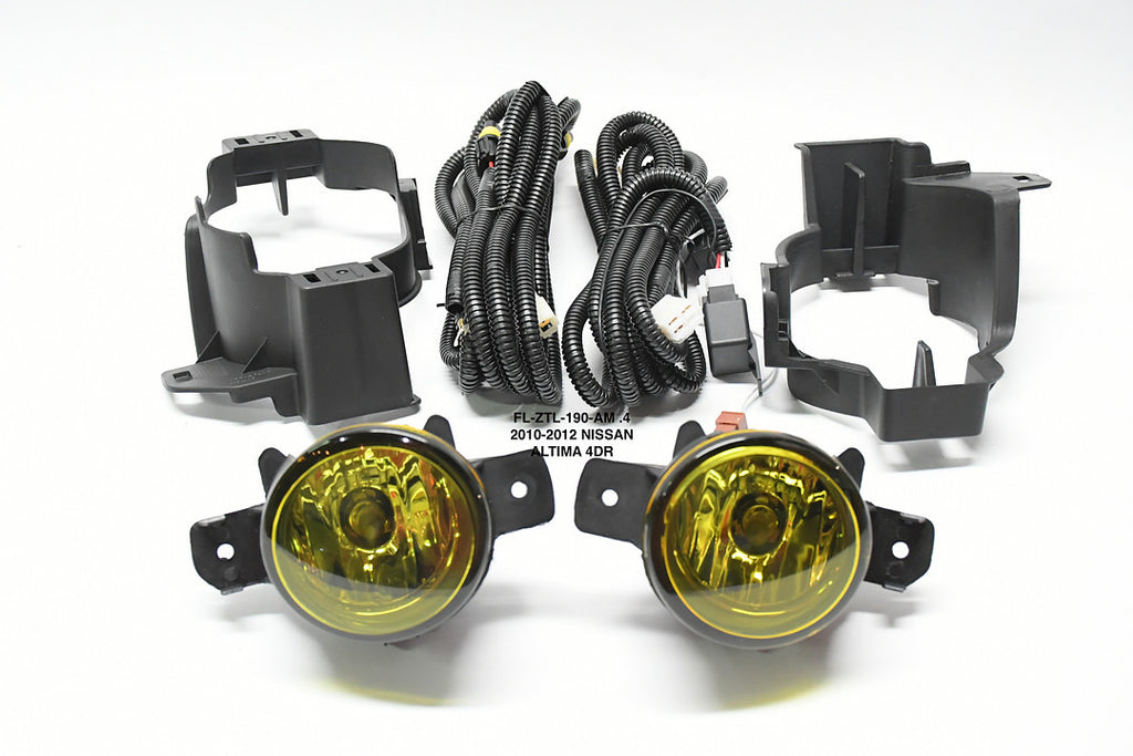 10-12 NISSAN ALTIMA SEDAN 4 DOOR AMBER FOGLIGHTS