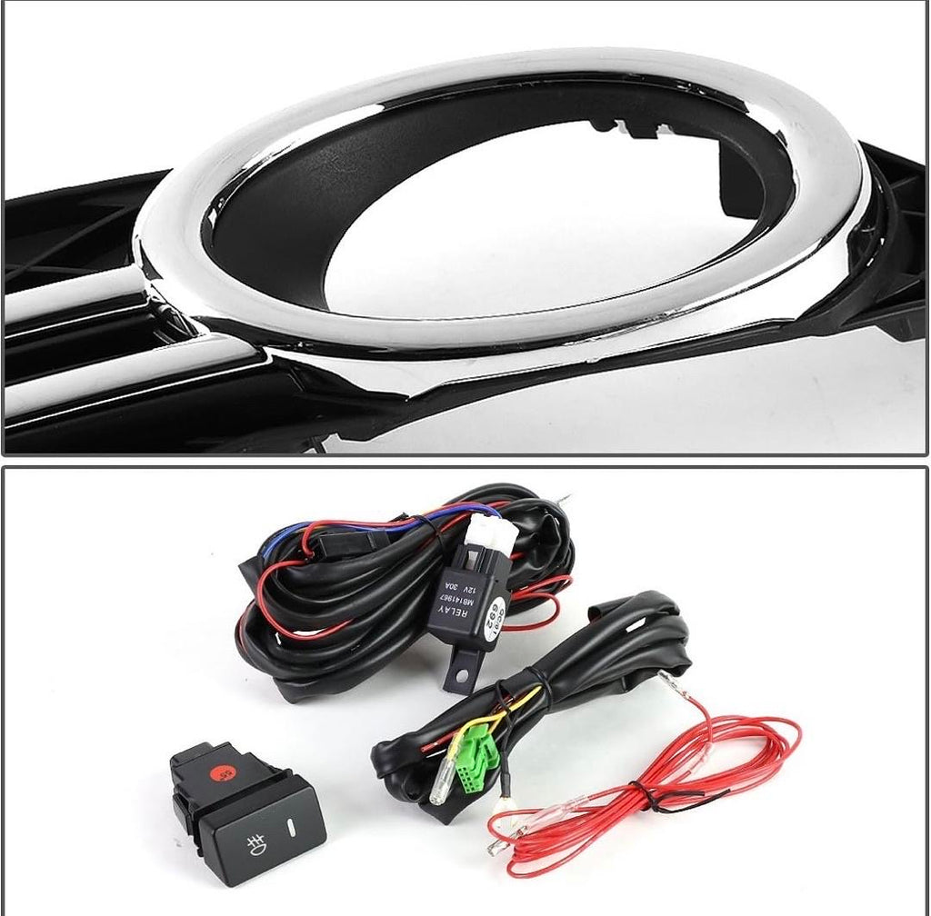 AMBER FOG LIGHTS WITH SWITCH ENHANCE VISIBILITY FOR 14-16 HONDA ODYSSEY, LUZ ANTINIEBLA CON INTERRUPTOR