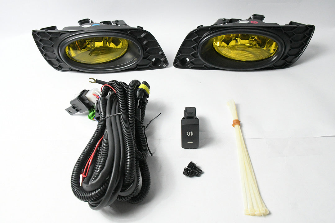FRONT BUMPER AMBER FOG LIGHTS ENHANCE VISIBILITY FOR 2012 HONDA CIVIC SEDAN, PARACHOQUES DELANTERO LUZ ANTINIEBLA ÁMBAR