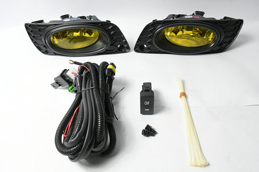 FRONT BUMPER AMBER FOG LIGHTS ENHANCE VISIBILITY FOR 2012 HONDA CIVIC SEDAN, PARACHOQUES DELANTERO LUZ ANTINIEBLA ÁMBAR