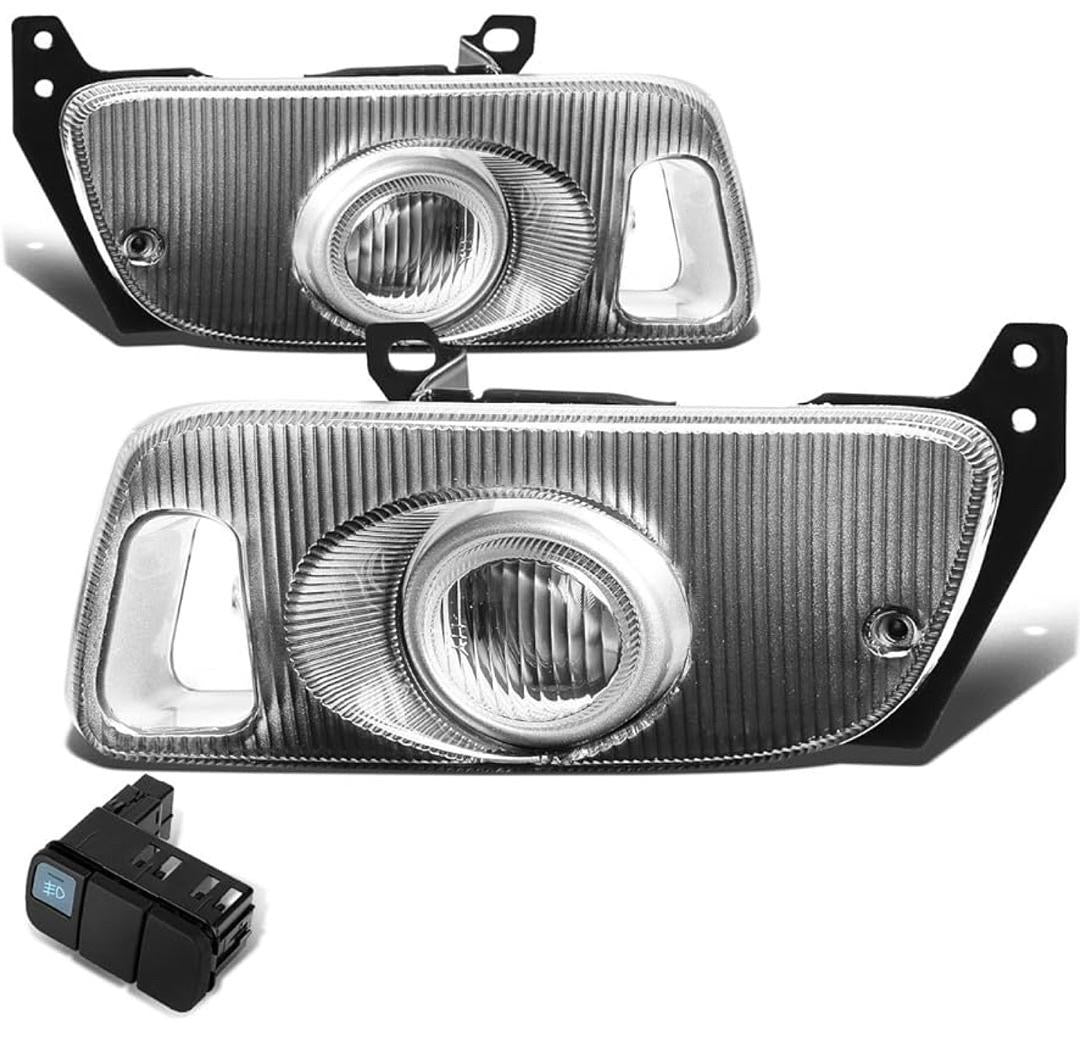 FRONT BUMPER AMBER FOG LIGHTS 92-95 HONDA CIVIC COUPE/HATCHBACK