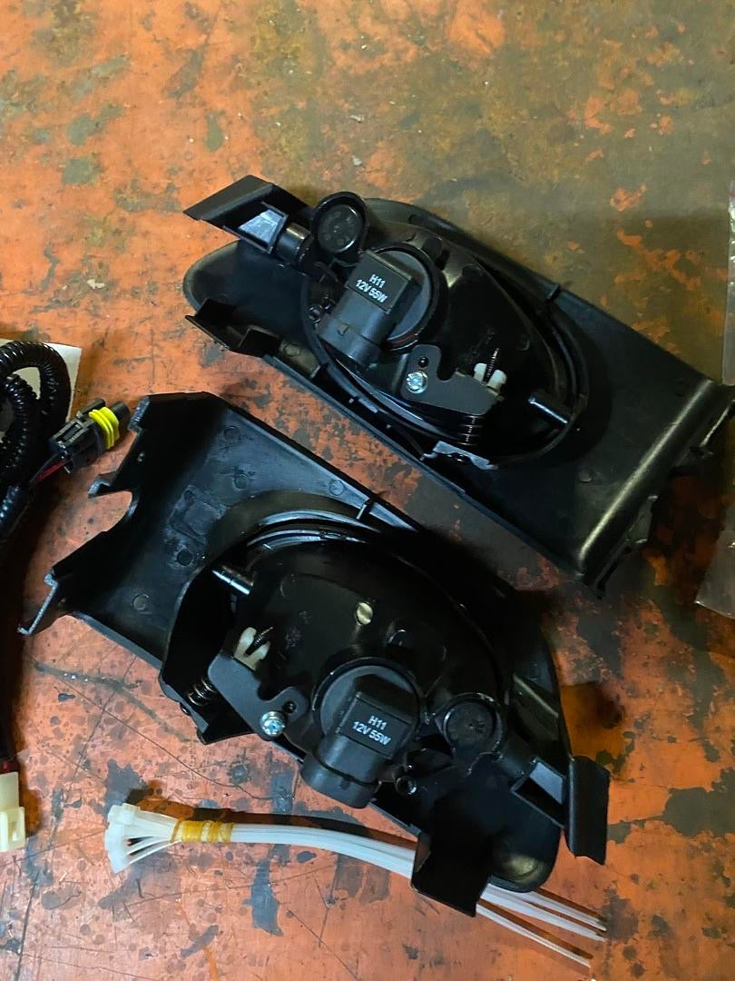 01-05 HONDA CIVIC SMOKE FOG LIGHTS FRONT BUMPER