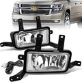 FOG LIGHT WITH SWITCH FOR 15-20 CHEVY TAHOE SUBURBAN GMC YUKON AND YUKON XL CH