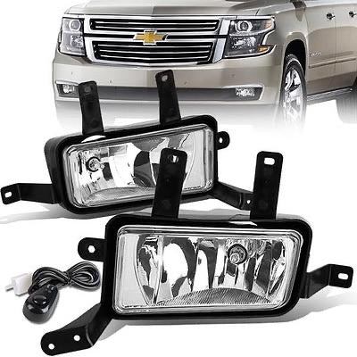 FOG LIGHT WITH SWITCH FOR 15-20 CHEVY TAHOE SUBURBAN GMC YUKON AND YUKON XL CH