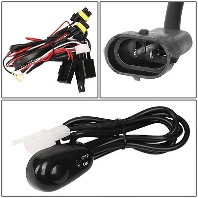 07-13 GMC SIERRA LED FOG LIGHT WITH SWITCH & WIRING HARNESS DRIVER & PASSENGER SIDE ENHANCE VISIBILITY