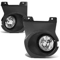 11-14 F150 PAIR OF REFLECTOR BEAM FOG LIGHTS W/BEZELS COMPATIBLE WITH,CHROME HOUSING/CLEAR LENS